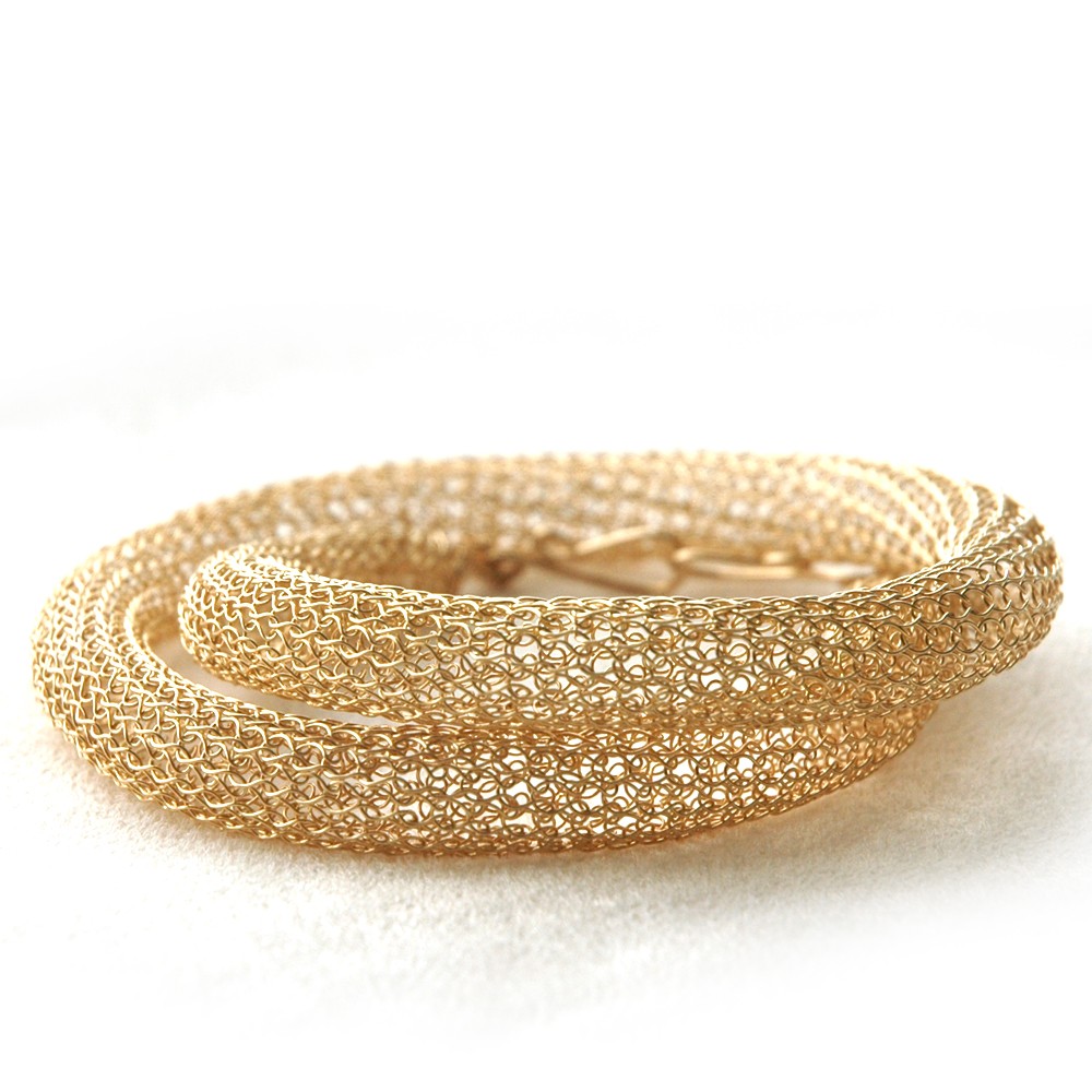 YooLaTube Necklace Crocheted Wire Jewelry