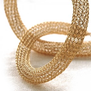YooLaTube Necklace Crocheted Wire Jewelry